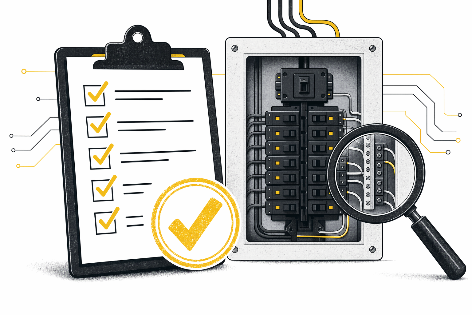 Illustration for Electrical code & safety inspections