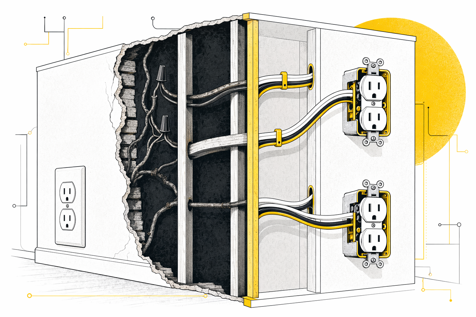 Illustration for House rewiring & new wiring
