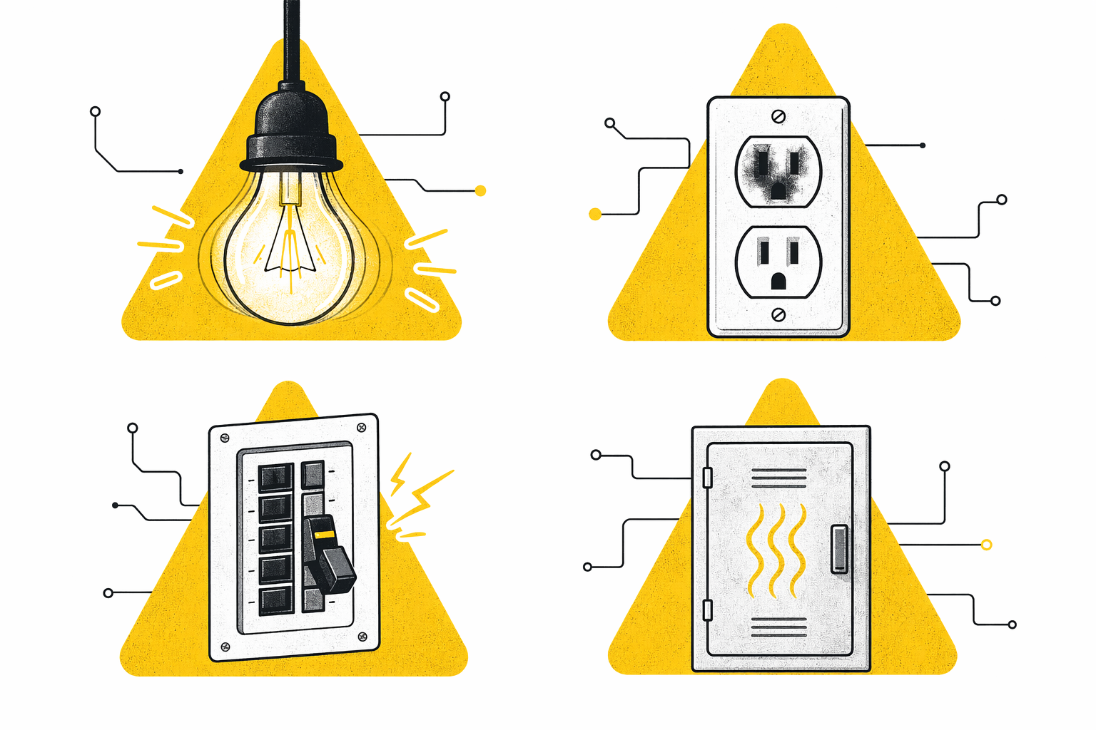 Illustration for Signs you need an electrician now